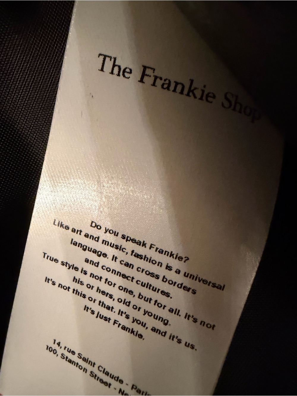 The Frankie Shop Black Patent Oversized Leather Jacket - Picture 9 of 11